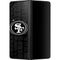 NFL San Franciso 49ers Black & White Galaxy Z Fold3 5G Skin
